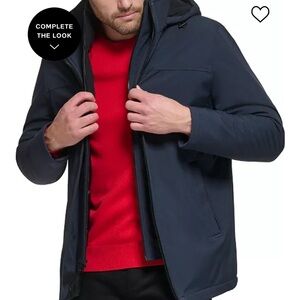 Calvin Klein Wintercoat/ Raincoat High Collar Weather-Resistant